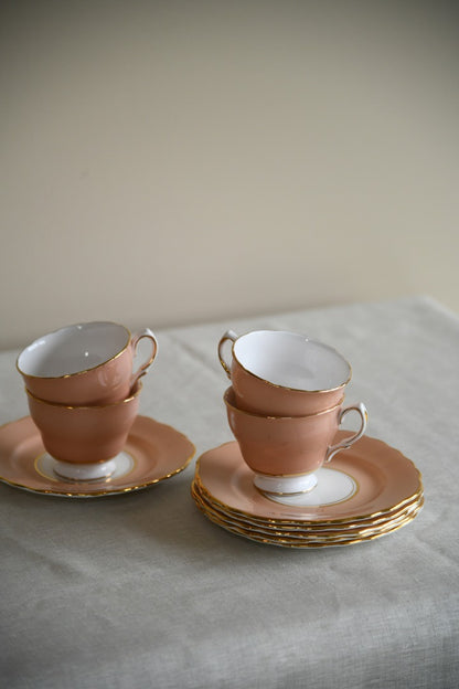 Vintage Colclough Ridgway Cups & Tea Plates