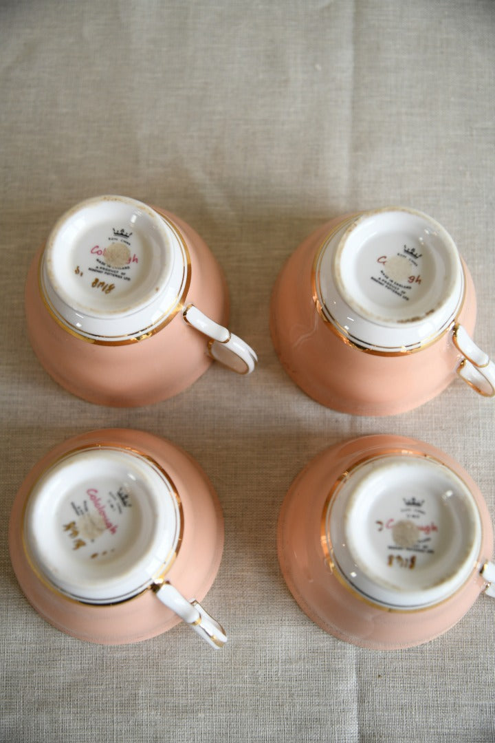 Vintage Colclough Ridgway Cups & Tea Plates