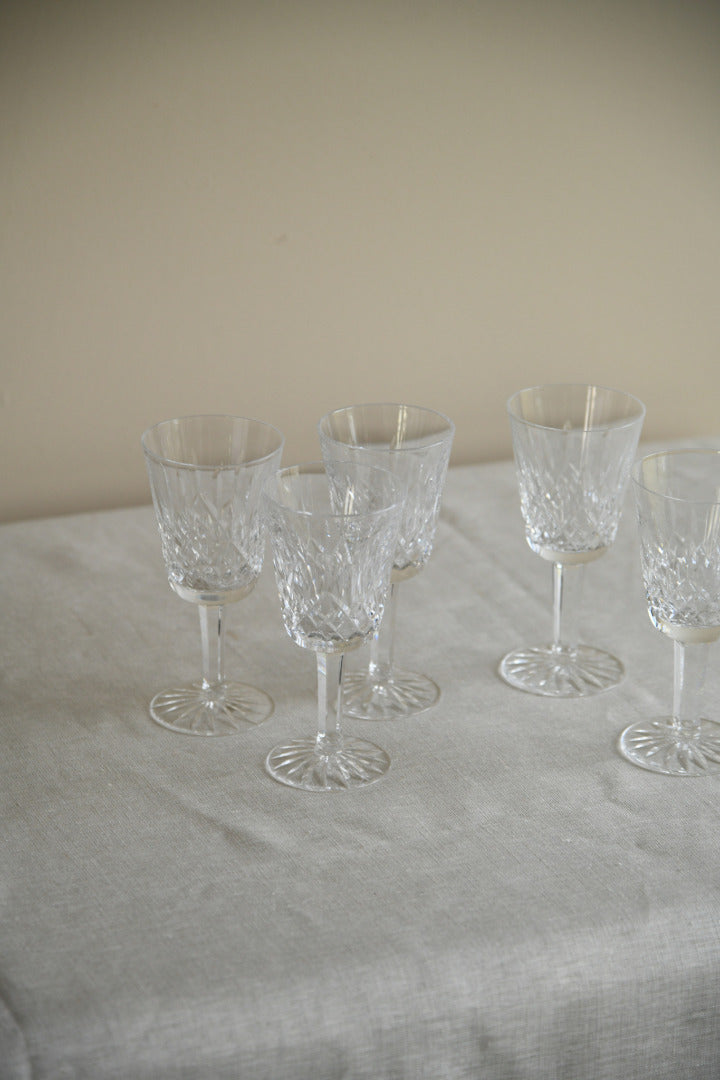 5 Vintage Quality Wine Glasses