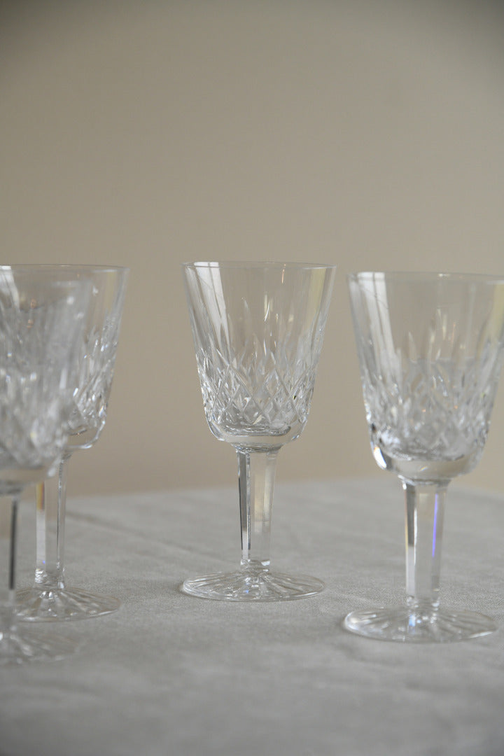 5 Vintage Quality Wine Glasses