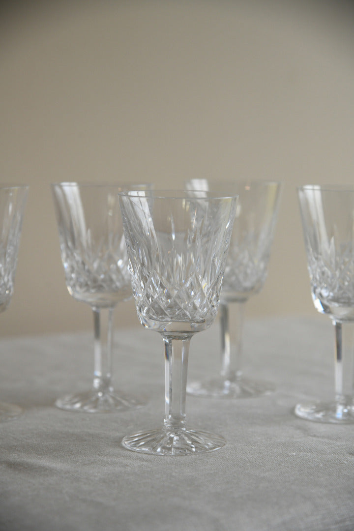 5 Vintage Quality Wine Glasses