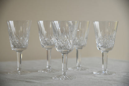 5 Vintage Quality Wine Glasses