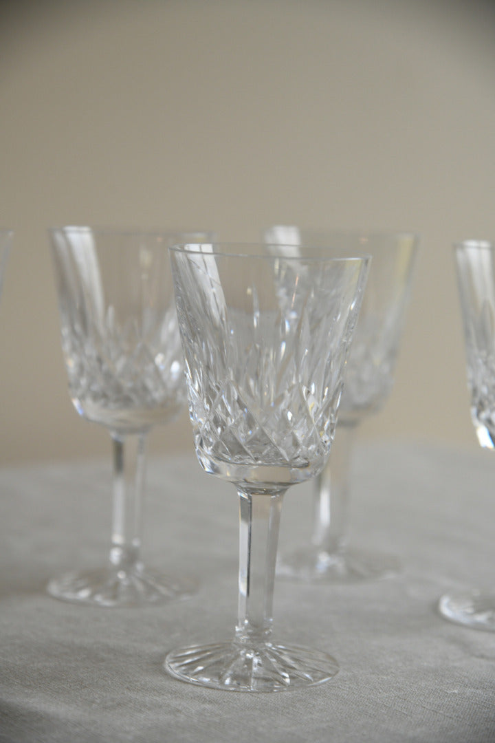 5 Vintage Quality Wine Glasses