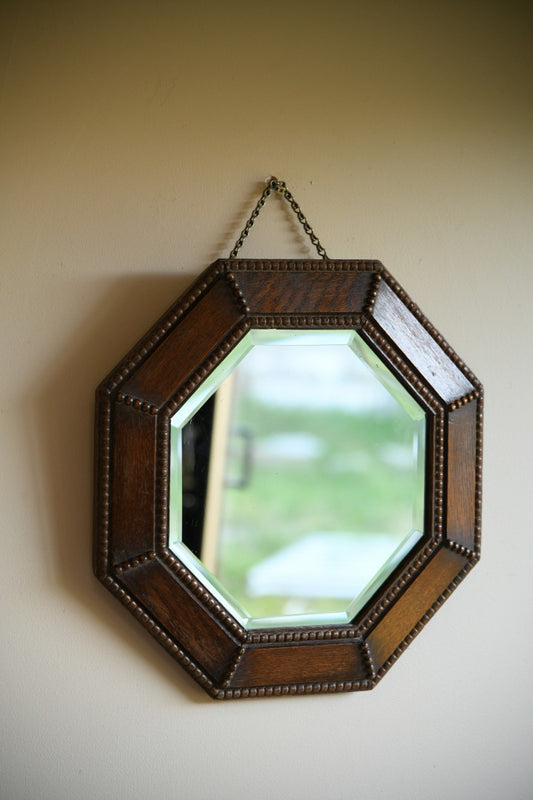 Oak Octagonal Mirror
