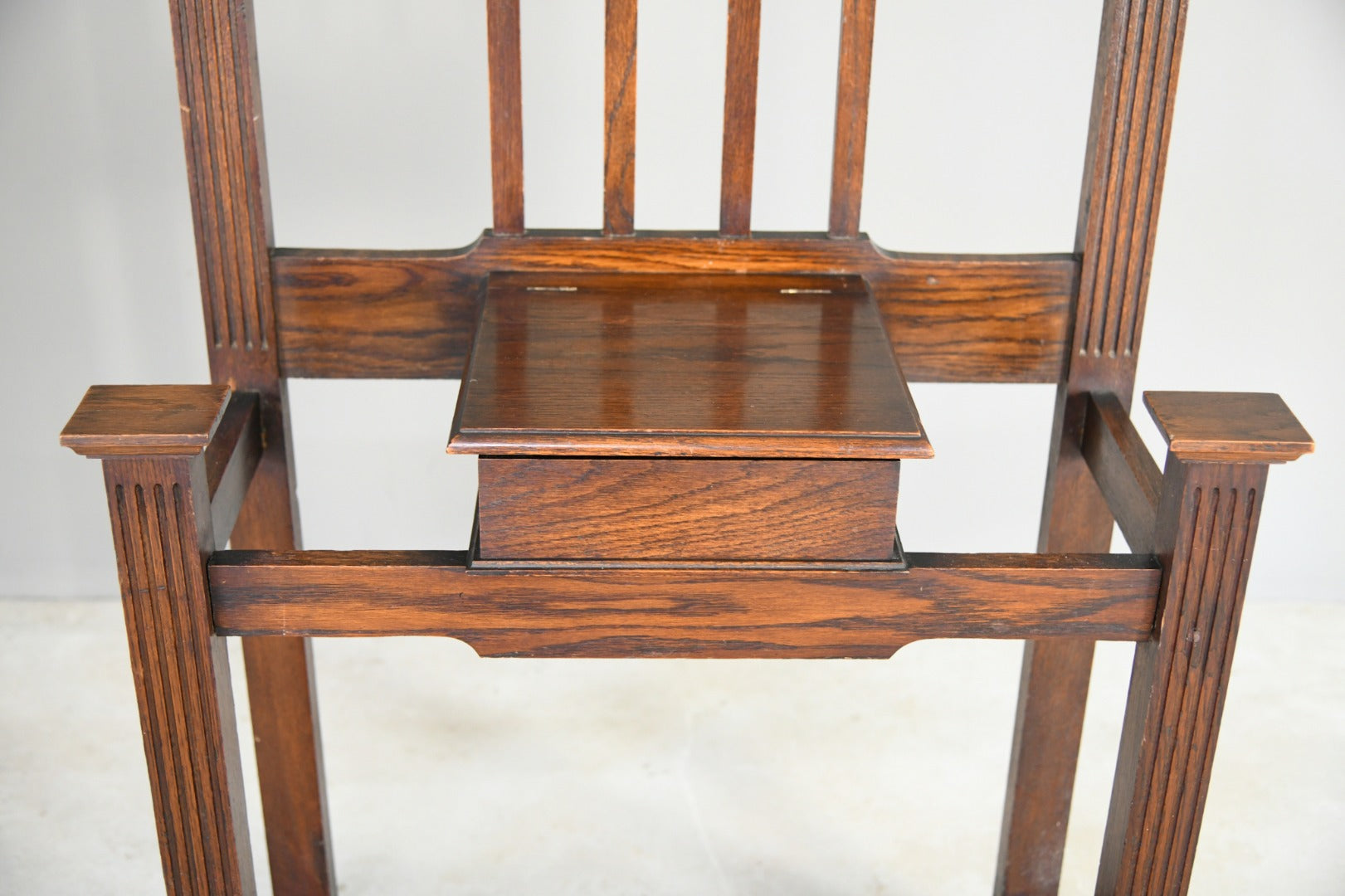 Edwardian Oak Hall Stand