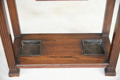 Edwardian Oak Hall Stand