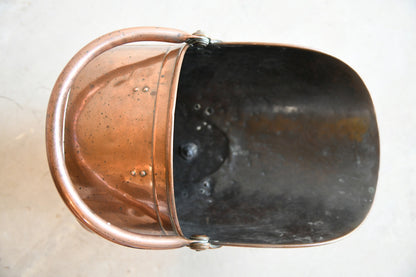 Copper Coal Scuttle