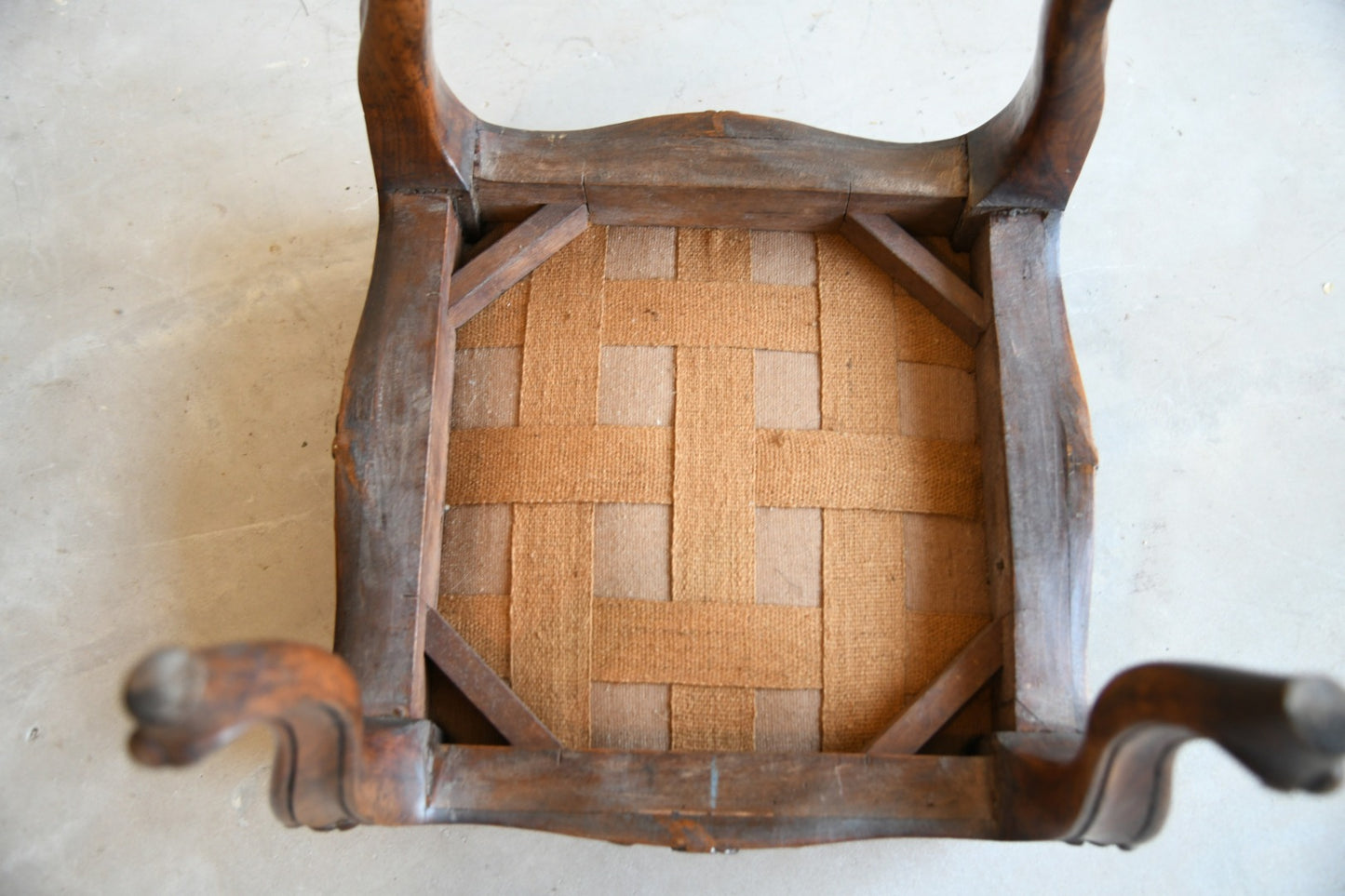 Antique Victorian Upholstered Stool