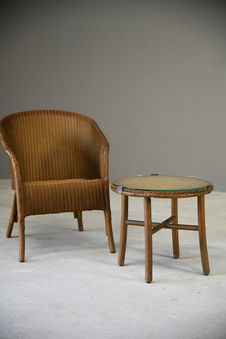 Lusty Lloyd Loom Chair and Table