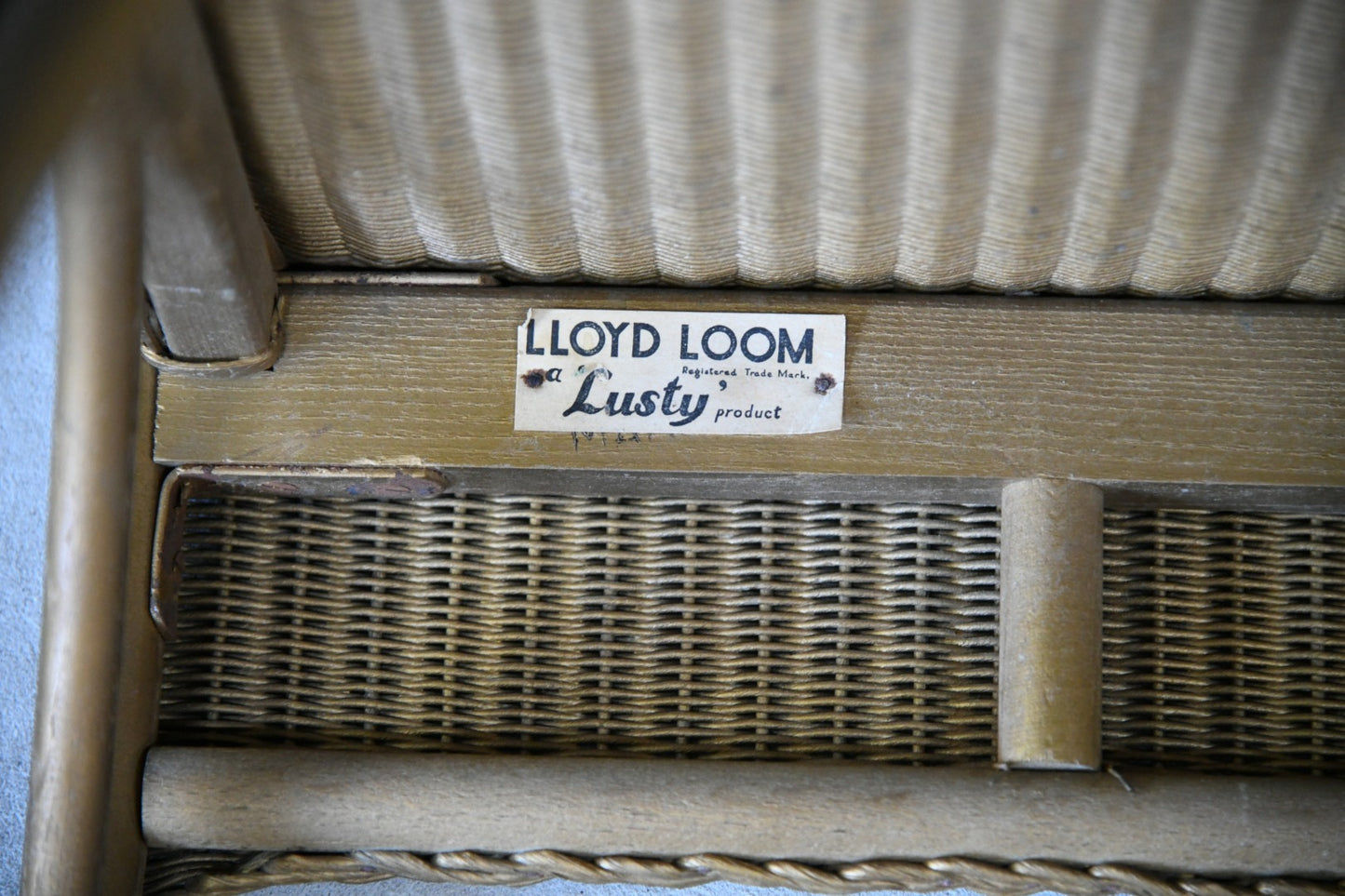 Lusty Lloyd Loom Chair and Table