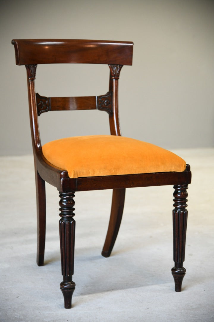 Single William IV Mahogany Dining Chair