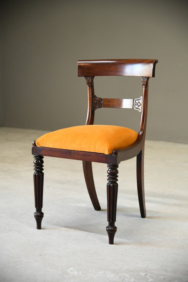 Single William IV Mahogany Dining Chair