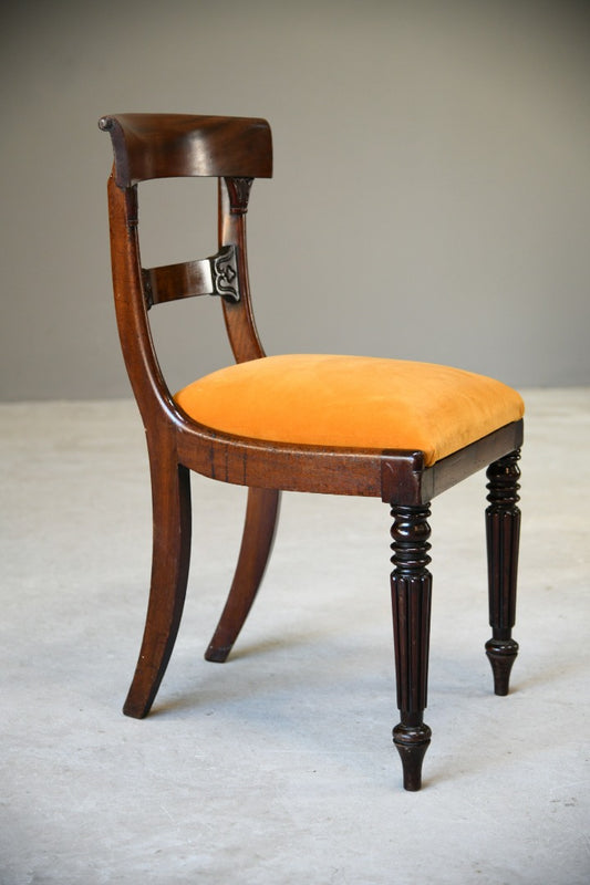 Single William IV Mahogany Dining Chair