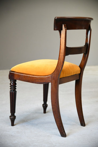 Single William IV Mahogany Dining Chair