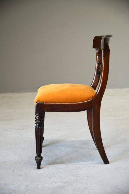 Single William IV Mahogany Dining Chair