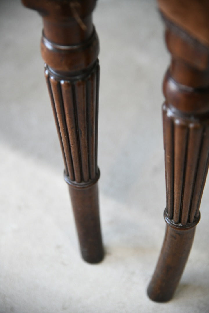 Pair Regency Mahogany Dining Chairs