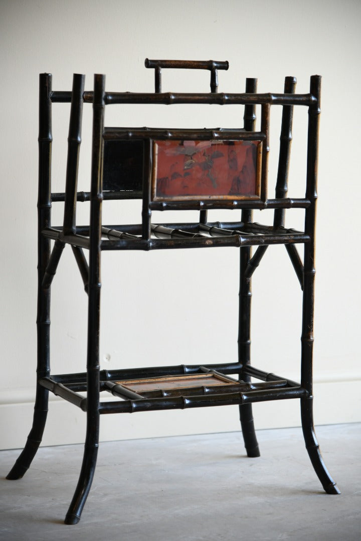 Victorian Bamboo Newspaper Rack