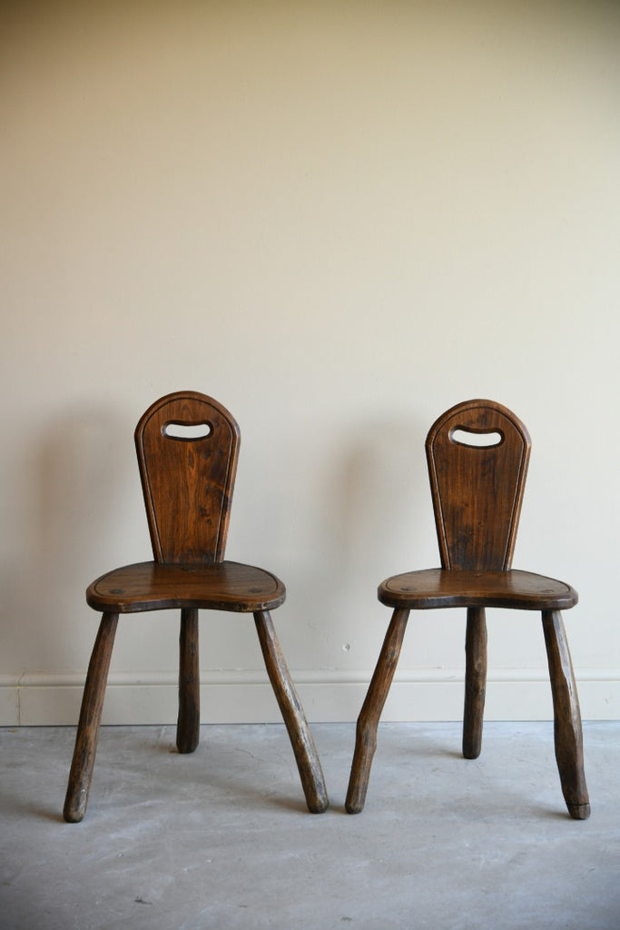 Pair French Vernacular Chairs