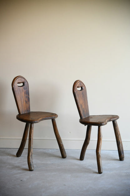 Pair French Vernacular Chairs