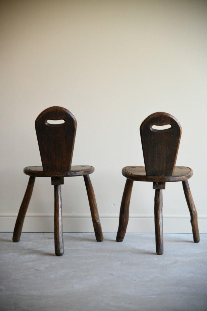 Pair French Vernacular Chairs