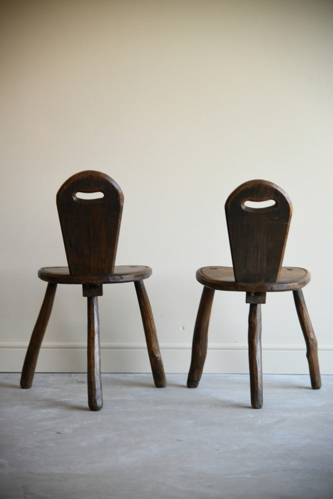 Pair French Vernacular Chairs