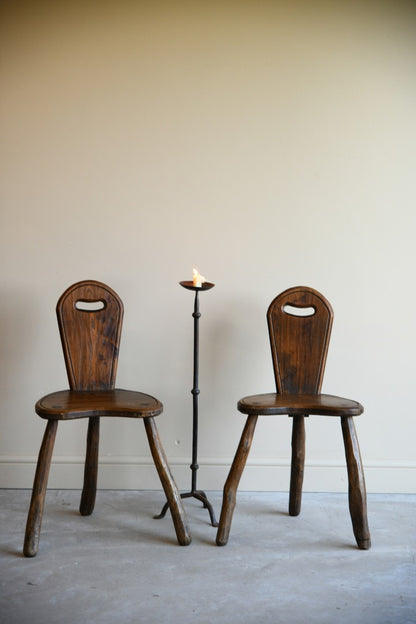 Pair French Vernacular Chairs