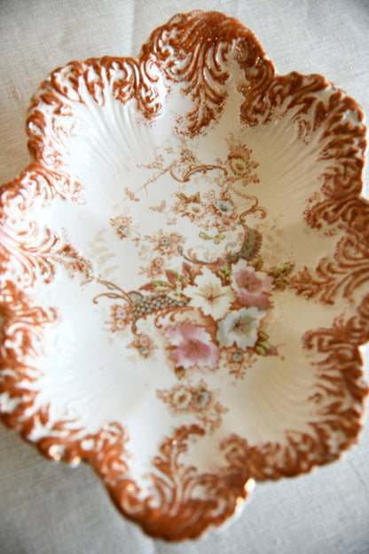 Vintage Ceramic Floral Dish