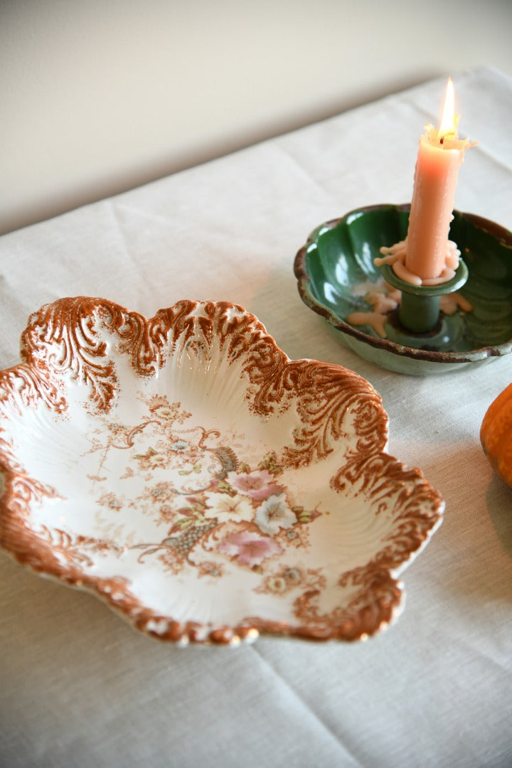 Vintage Ceramic Floral Dish