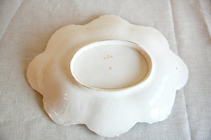 Vintage Ceramic Floral Dish