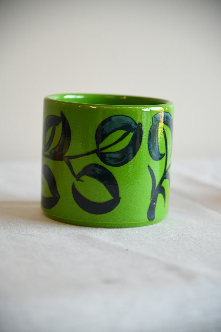 Retro Poole Pottery Delphis Green Planter