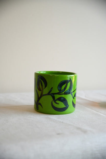 Retro Poole Pottery Delphis Green Planter