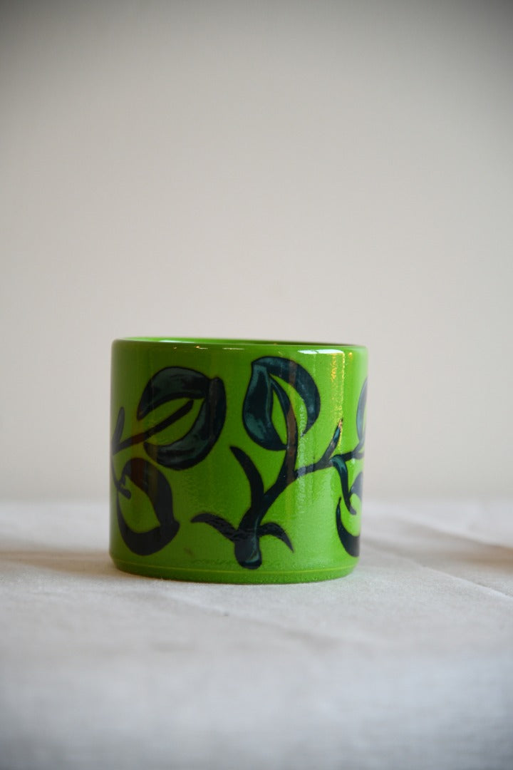 Retro Poole Pottery Delphis Green Planter