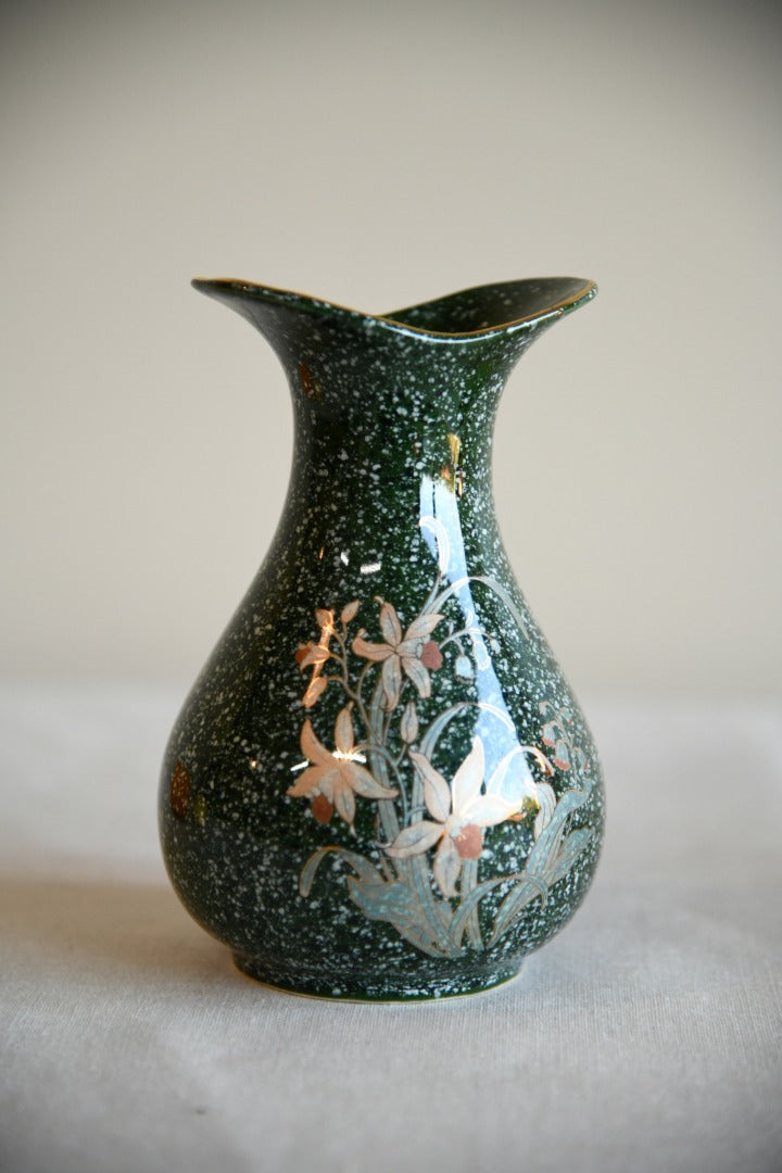 Green Floral Vase