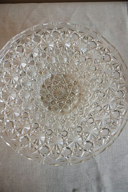 Large Hobnail Glass Bowl