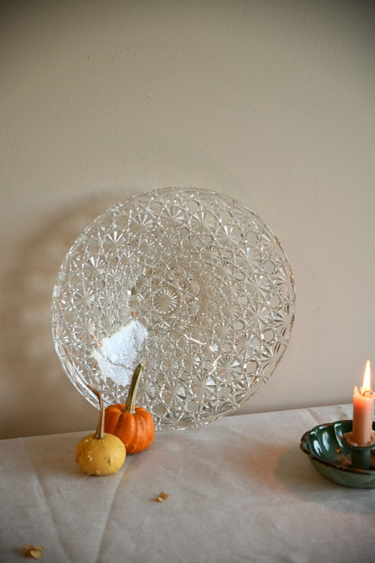 Large Hobnail Glass Bowl