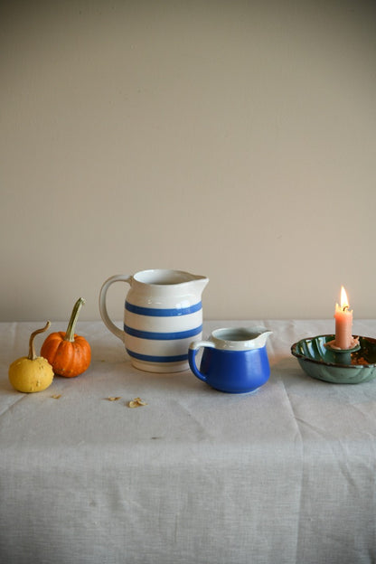 Blue and White Glazed Jugs