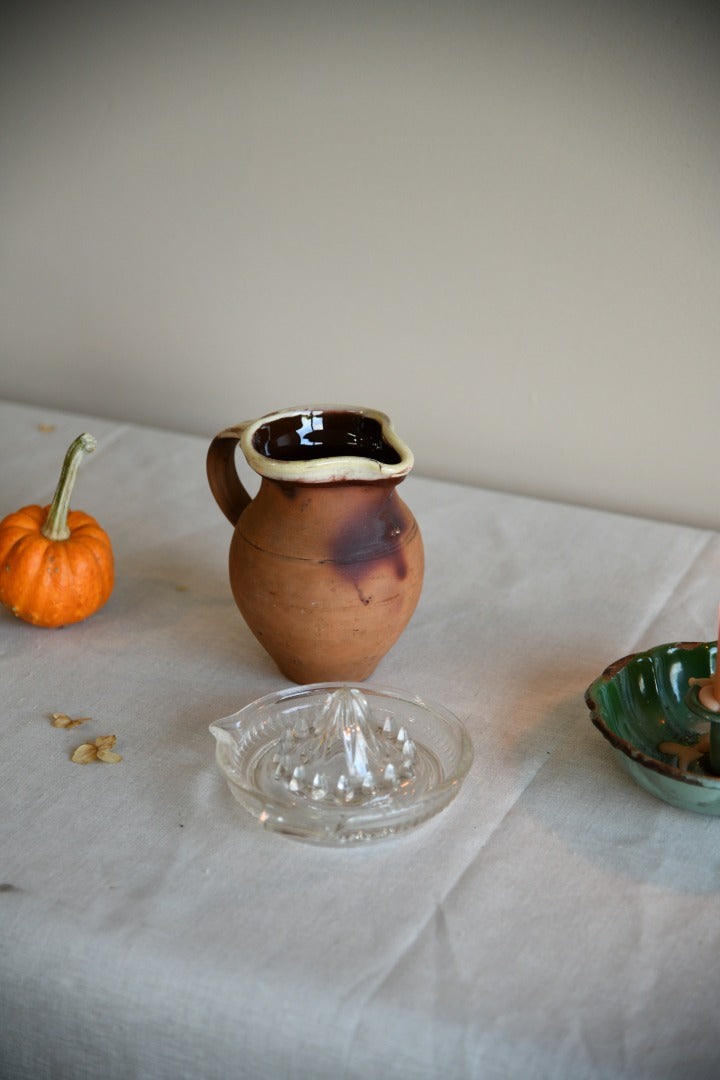 Earthenware Jug and Lemon Juicer