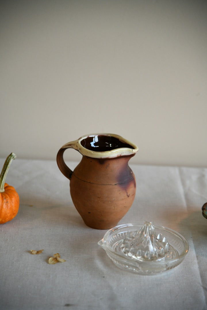 Earthenware Jug and Lemon Juicer