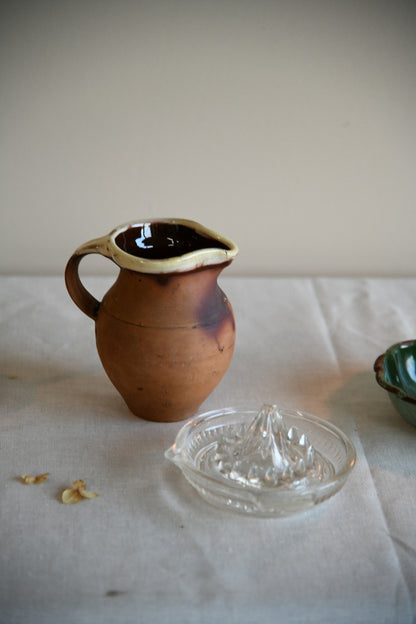 Earthenware Jug and Lemon Juicer