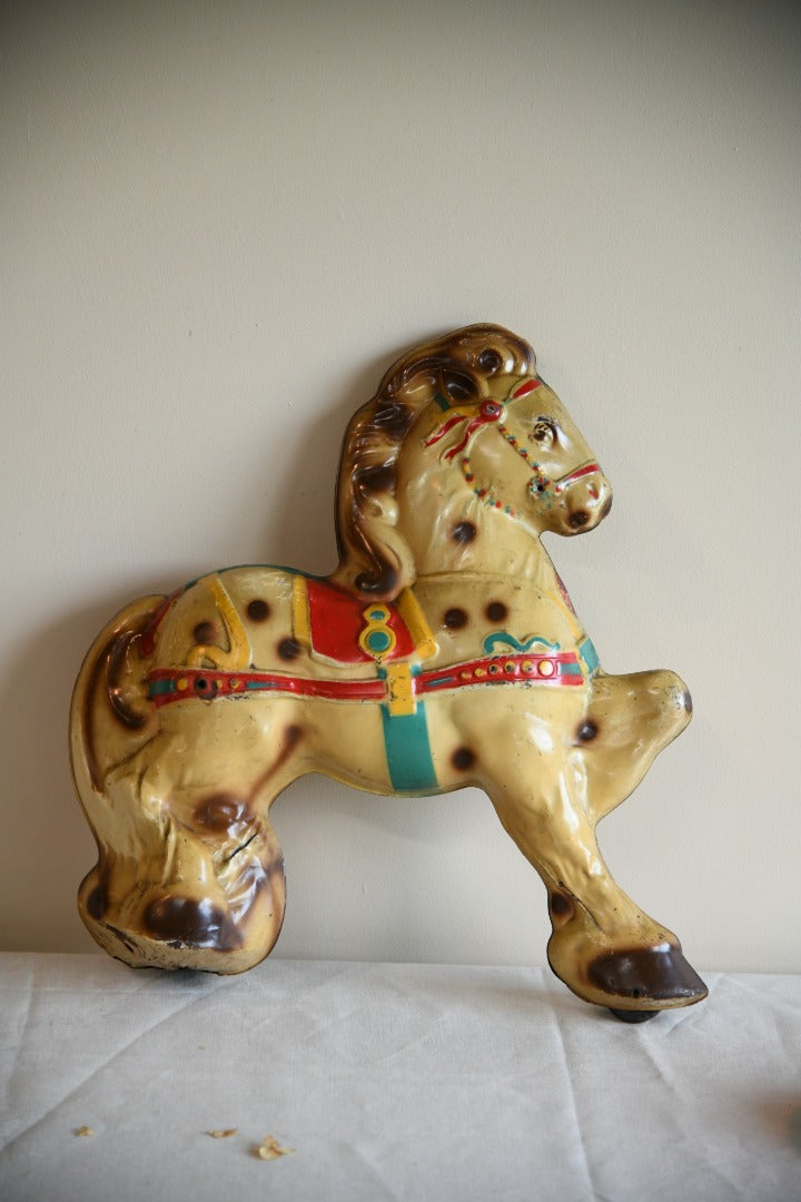 Vintage Mobo Childs Toy Metal Horse