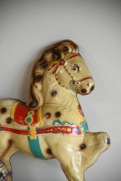 Vintage Mobo Childs Toy Metal Horse