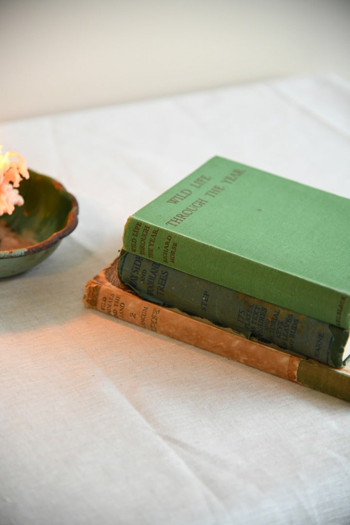 3 Vintage Wildlife Books