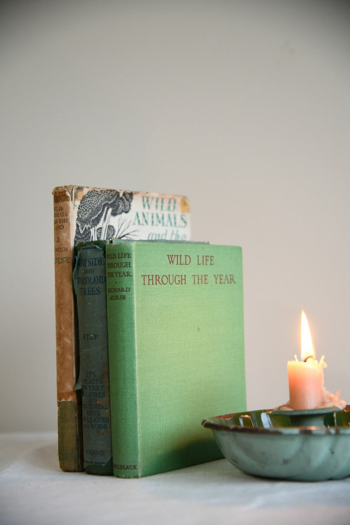 3 Vintage Wildlife Books