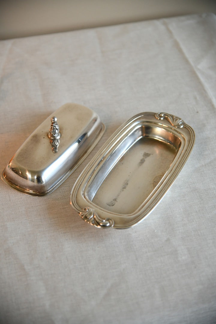 Vintage EPNS Butter Dish