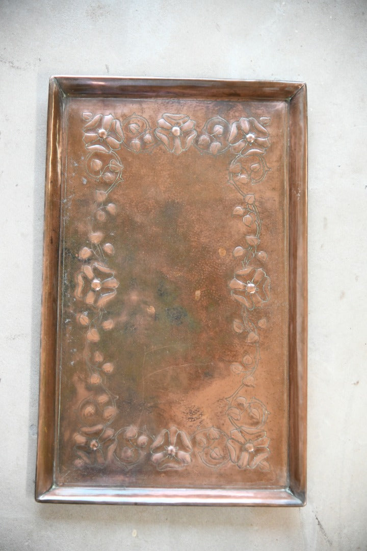 Arts & Crafts Copper Tray