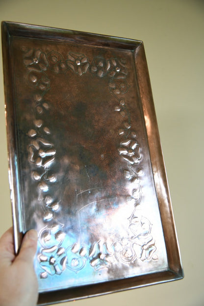 Arts & Crafts Copper Tray