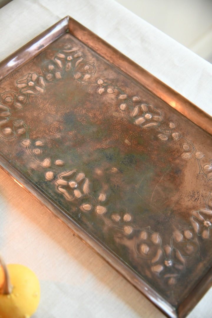 Arts & Crafts Copper Tray