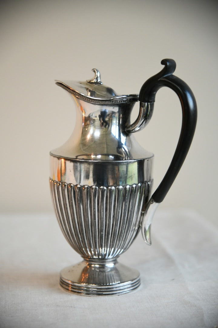 TL & SS Silver Plated Coffee Pot