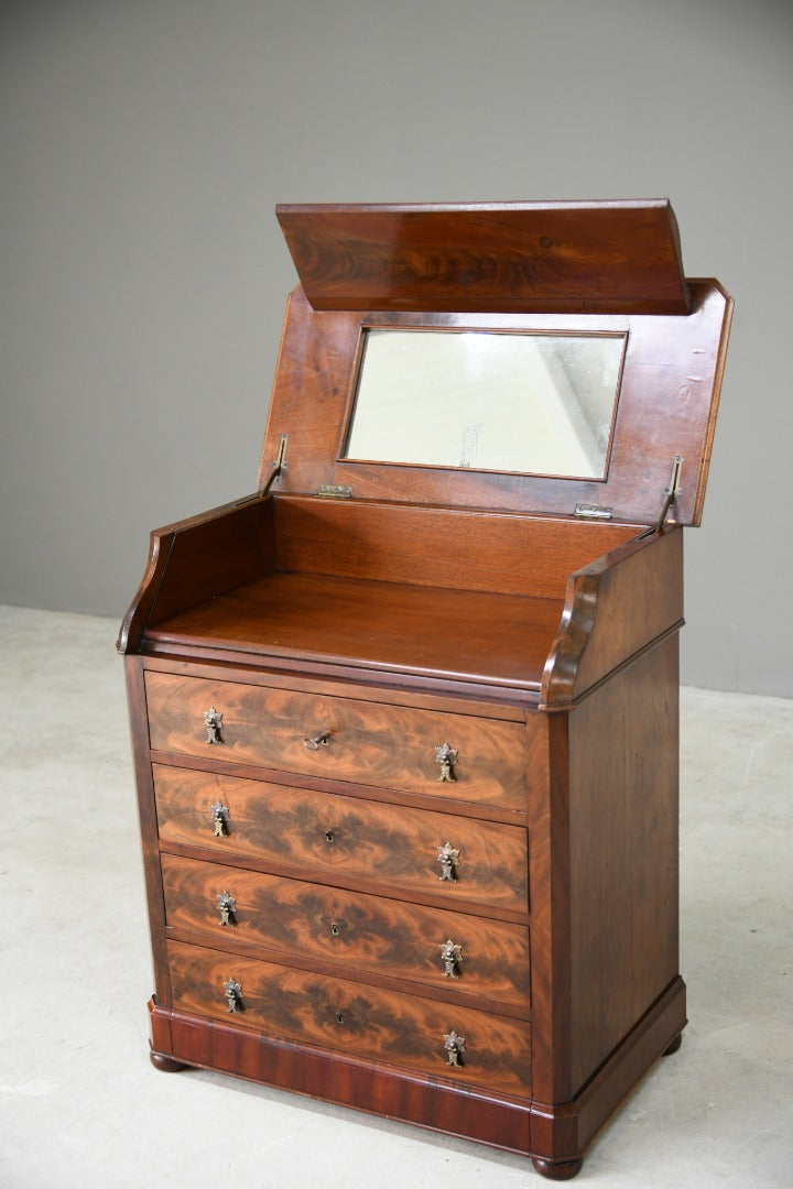 Continental Mahogany Vanity Washstand