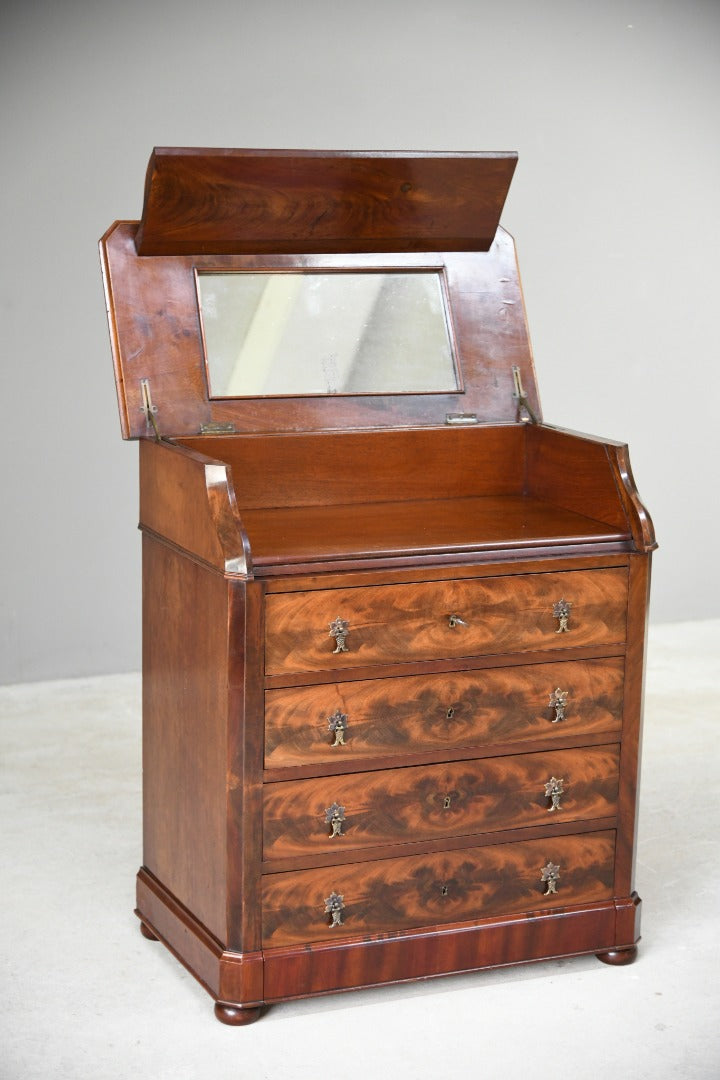 Continental Mahogany Vanity Washstand